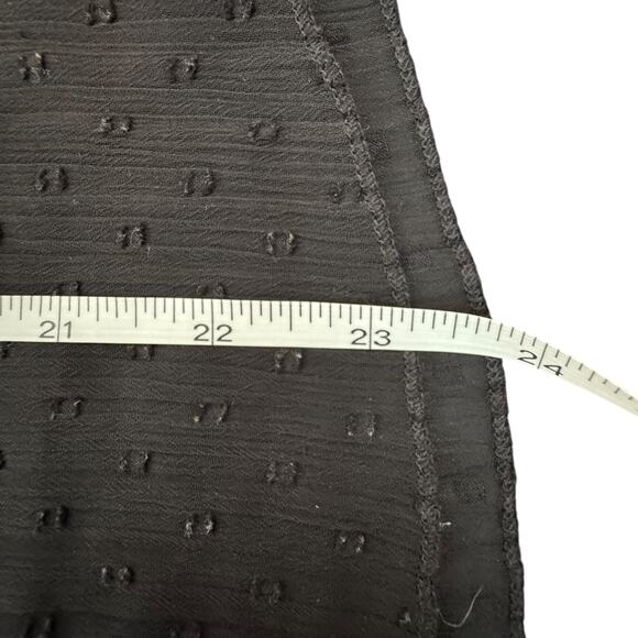 Adrianna Papell Women's Swiss Dot Pleated Sleeveless Blouse - Picture 13 of 14